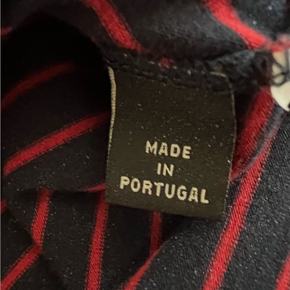 Weekend MaxMara, cotton stretchy cap sleeve boat neck shirt - Picture 6 of 7